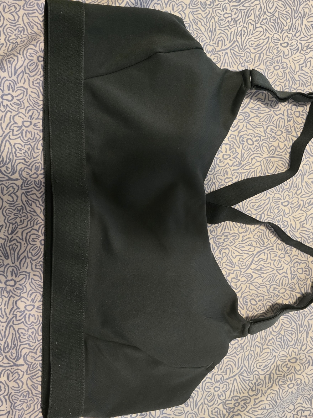 Old Navy Black Seamless Padded Sports Bralette